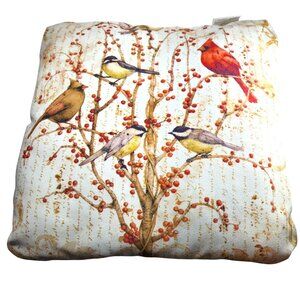 Throw Pillows Set Of 2 Birds tree leaves Tim Coffey cottagecore nature cardinal